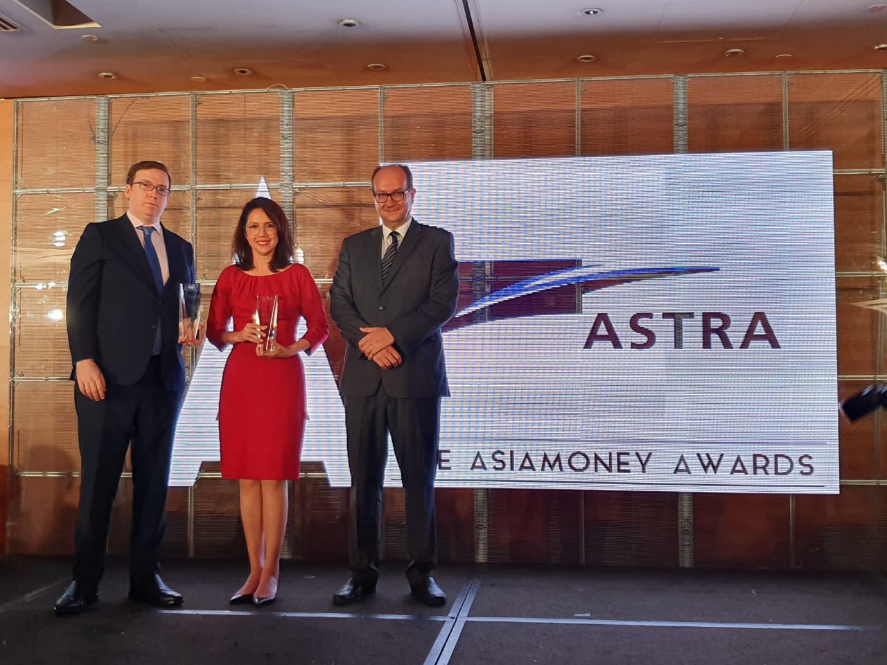 Astra Receives Three Awards from Asiamoney
